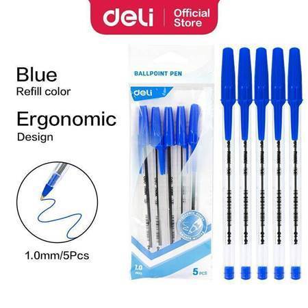 Picture of EQ4-MT-BL 5p Ballpoint Pen 1.0mm Blue/1*288