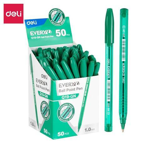 Picture of EQ19-GN 50P Ballpoint Pen 1.0mm Green/1*36