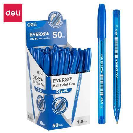Picture of EQ19-BL 50P Ballpoint Pen 1.0mm Blue/1*36
