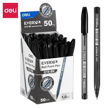 图片 EQ19-BK 50P Ballpoint Pen 1.0mm Black/1*36