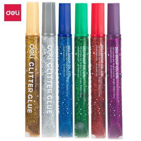 Picture of EA71101 Glitter Glue 12ml 6 Colors/1*144