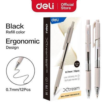 Picture of EQ02320  Ballpoint Pen 0.7mm Black 12pcs/1*144