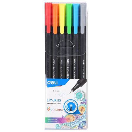 Picture of EQ900-06 Lineliner Pen 6color/1*288