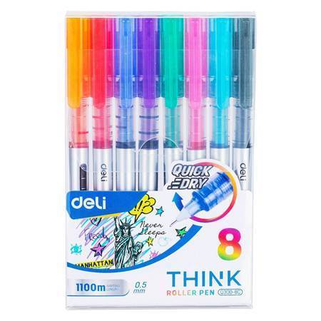 Picture of EQ300-8C Roller Gel Pen 0.5mm 8 colors/1*144