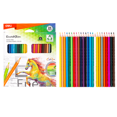 Picture of EC113-24 Enovation Colored Pencil 24 Colors/1*96