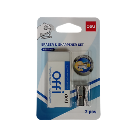 Picture of EH357-MT Eraser 60x24 White & Sharpener 12mm/1*288