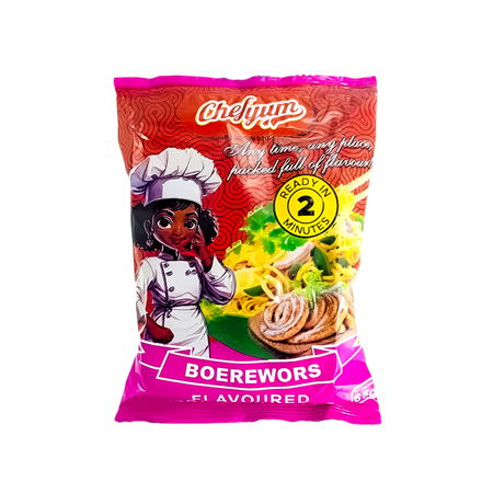Picture of CHEF YUM noodles boerewors 10*5*65g/1*1