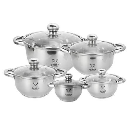 Picture of PB-P002 PANDA POT 10PCS S/S LID POT/1*6