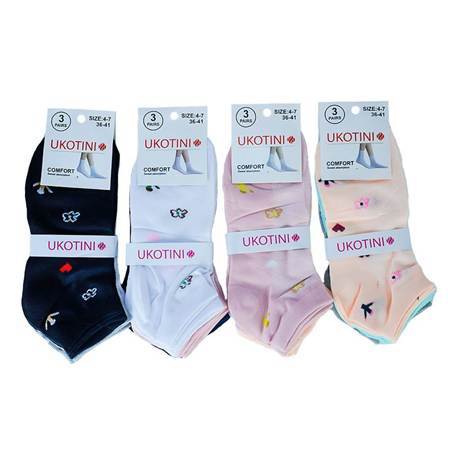 Picture of UB58-2 UKOTINI 12pairs 4-7 socks/1*200