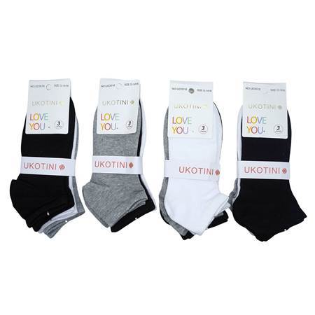 Picture of UD3518 UKOTINI Kids 12pairs 6-8 socks/1*60