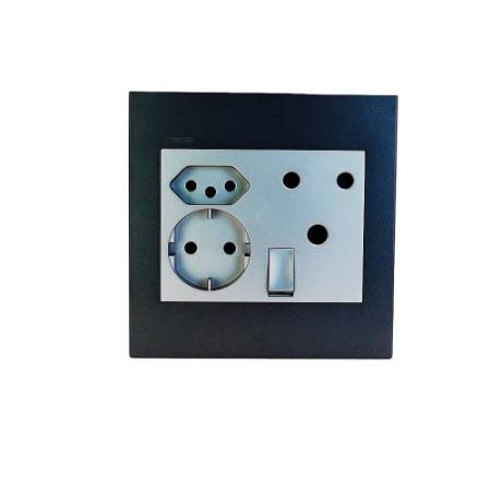 Picture of D03-C-SG Triple wall socket /1*96