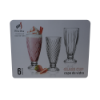 Picture of BYD-35(M3 NW OF) 6PCS Glass cup/1*8