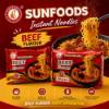 Picture of SUNFOODS beef noodles  10*5*75g/1*1
