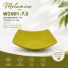 Picture of W2001-7.5 square bowl 7.5 yellow/1*144