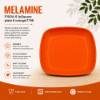 Picture of P1004-8 1pSquare plate 8 orange/1*96
