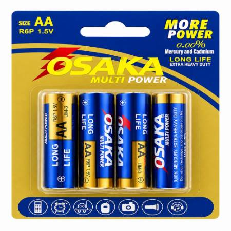 Picture of R6p AA 1.5v (OSAKA BATTERY)4p/1*144