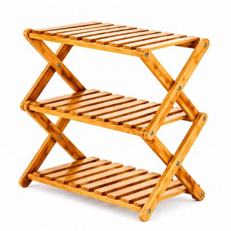 Picture of BS-7936 3 layers of bamboo shoe rack/1*10