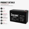 Picture of SP12v7a battery Super power/1*10