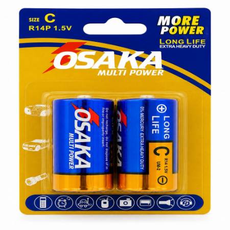Picture of R14P C 1.5V(OSAKA BATTERY)2p/1*120