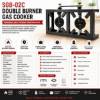 Picture of SGB-02C GAS COOKER double/1*4