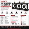 Picture of SGB-03CGAS COOKER three/1*4
