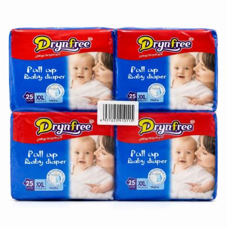 Picture of DRYNFREE 4*25P #XXL pullup baby diaper/1*1