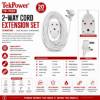 Picture of TP-T02A/20M TEKPOWER WHITE/1*14