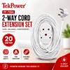 Picture of TP-T02A/20M TEKPOWER WHITE/1*14
