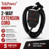 Picture of TP-T02B/5M TEKPOWER BLACK/1*40