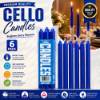 Picture of Cello 12*450g blue candles/1*1