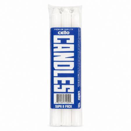 Picture of Cello 12*450g WHITE candles/1*1