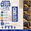 Picture of Cello 12*450g WHITE candles/1*1