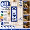 Picture of Cello 12*450g WHITE candles/1*1