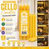 Picture of Cello 12*450g yellow candles/1*1