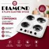 Picture of Diamond quad spiral white/1*3