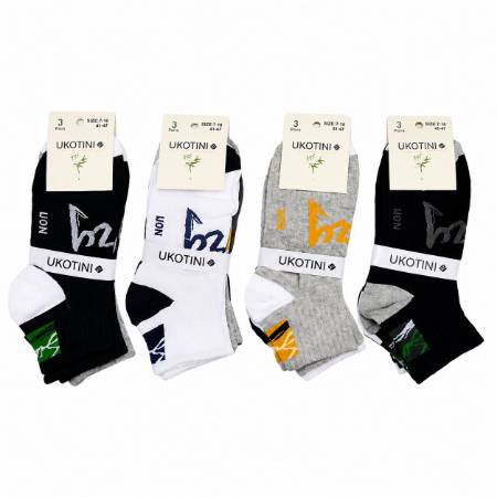 图片 UA55-1 UKOTINI 12pairs 7-10 socks/1*50