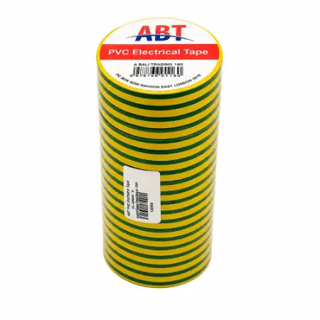 Picture of ABT PVC Electrical Tape 10mt yellow&green/1*20
