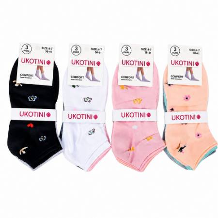 Picture of UB58-2 UKOTINI 12pairs 4-7 socks/1*200
