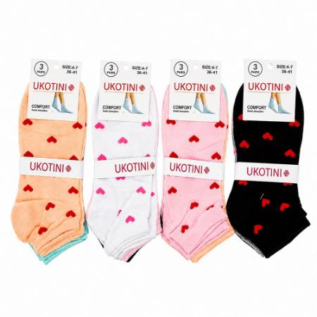 Picture of UB58-5 UKOTINI 12pairs 4-7 socks/1*200