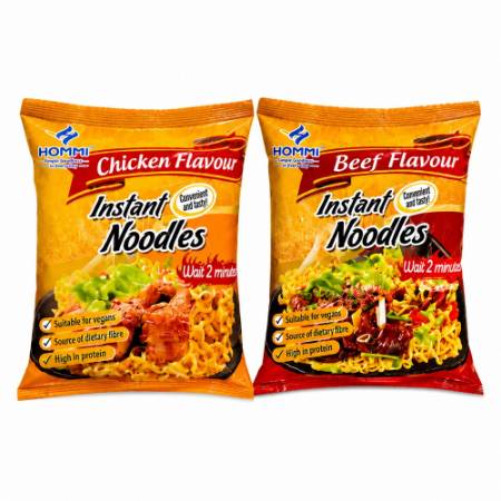 Picture of HOMMI noodles assorted flavor 10*5*73g/1*1