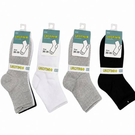 Picture of UC22 UKOTINI Kids 12pairs 30-35socks/1*50