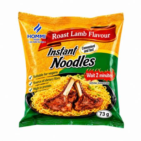 Picture of HOMMI noodles roast lamb 10*5*73g/1*1