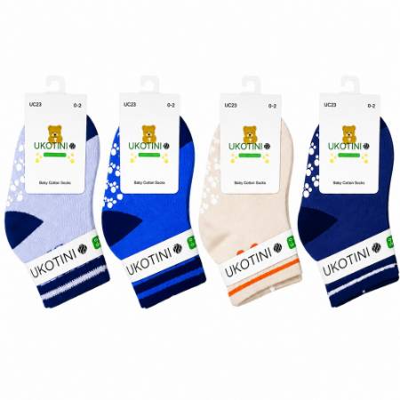 Picture of UC23 UKOTINI Kids 12pairs 0-2 socks/1*100