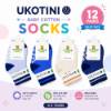 Picture of UC23 UKOTINI Kids 12pairs 0-2 socks/1*100