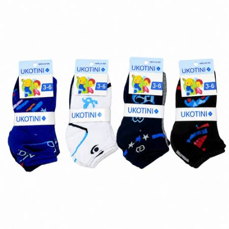 Picture of UC5-1 UKOTINI 12pairs 3-6 socks/1*200