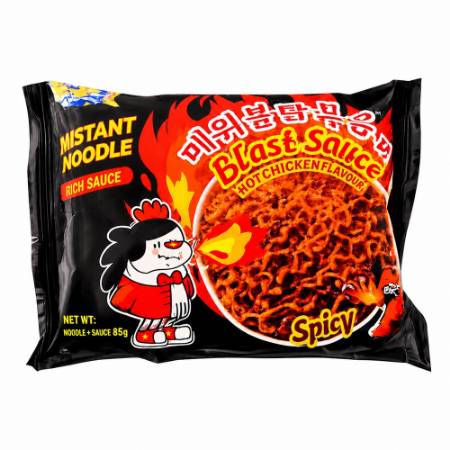 图片 INSTANT noodles hot chicken 8*5*85g  EAT ME/1*1