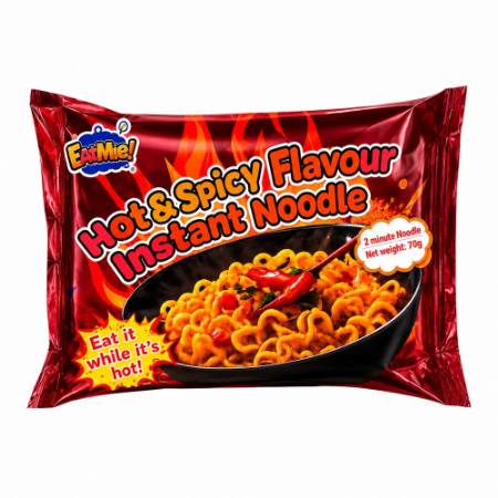 Picture of INSTANT noodles hot&spicy 10*5*70g  EAT ME/1*1