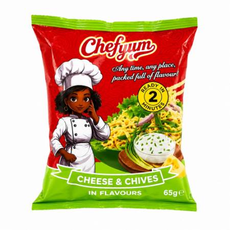 Picture of CHEF YUM noodles cheese chives10*5*65g/1*1