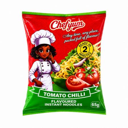 Picture of CHEF YUM noodles chilli tomato 10*5*65g/1*1