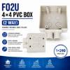 图片 FO2U 4*4 PVC BOX(2WAY)/1*240